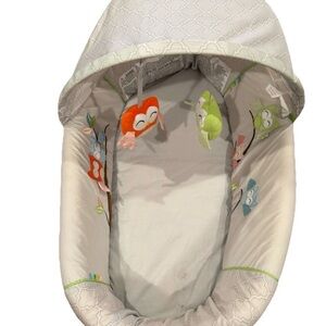 Lulyboo Bassinet To Go Premium Owl Sleeper Portable Baby Bassinet